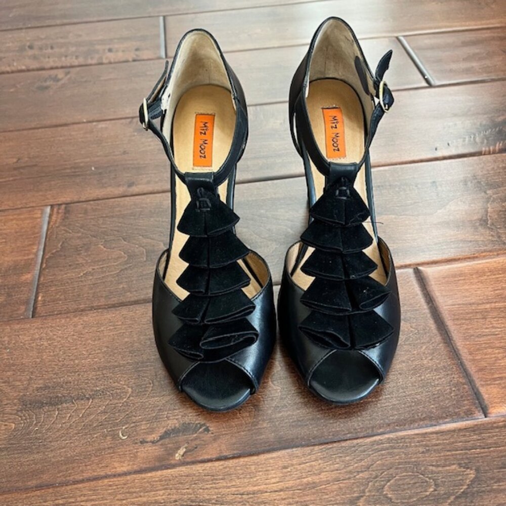 Miz Mooz Sailor Black Heels